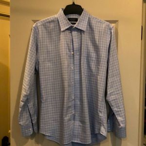 Nordstrom Men’s Shop 15.5 32/33 blue design